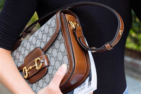 gucci horseshoe bag black|gucci horsebit shoulder bag review.